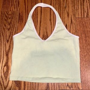 Brandy Melville light green halter top